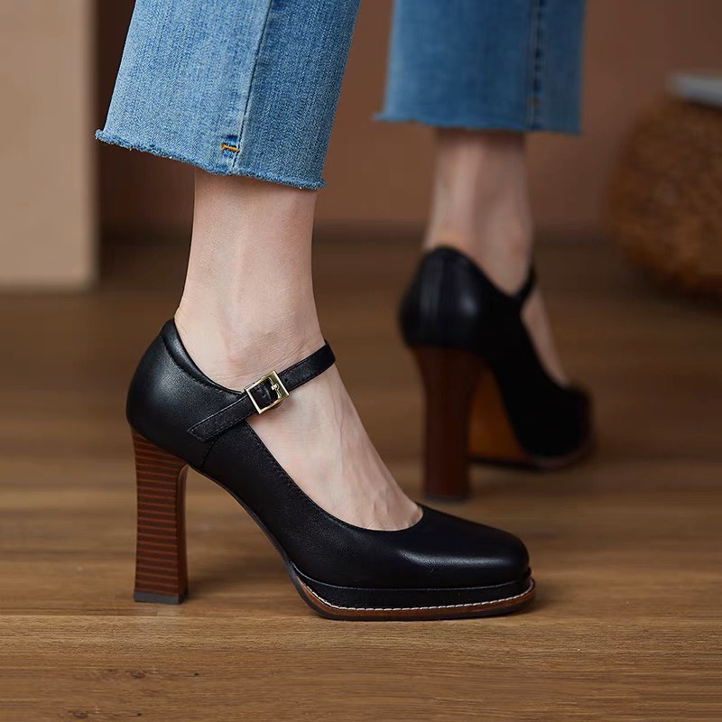 Size Station - Giày cao gót Mary Janes basic 9.5cm 950004