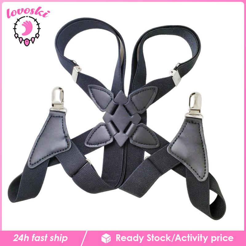 Quần Yếm Đàn Hồi Chống Trượt Có Thể Điều Chỉnh Thời Trang Dành Cho Nam