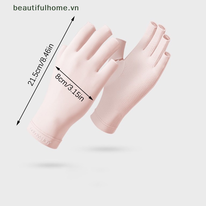 1 Đôi Găng Tay Chống Tia UV Bảo Vệ Móng Tiện Dụng