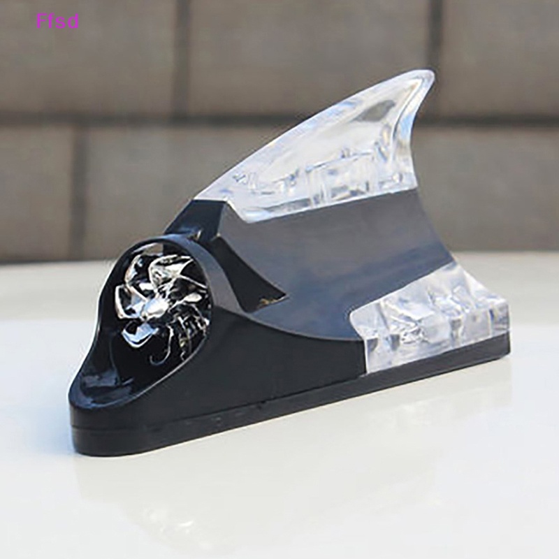 {Ffsd} Ăng Ten Cảnh Báo Hình Vây Cá Mập Có Đèn LED Nhấp Nháy Cho Xe Hơi