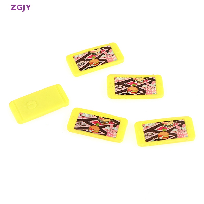 Set 5 Điện Thoại Mini Trang Trí Nhà Búp Bê Mới