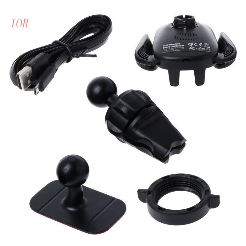 Giá Đỡ SạC Nhanh Không Dây QI KèM Phụ KiệN TiệN DụNg Trên Xe Ô Tô