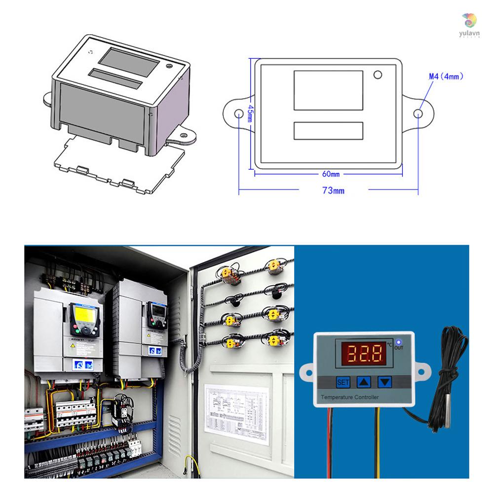 Phụ Kiện Điện Tử 12V / 120W - 50~110 Chất Lượng Cao°C Bộ Điều Khiển Nhiệt Độ Kỹ Thuật Số Thông Minh Màn Hình Hiển Thị Kỹ Thuật Số Chống Nước 1M Cho Bể Cá