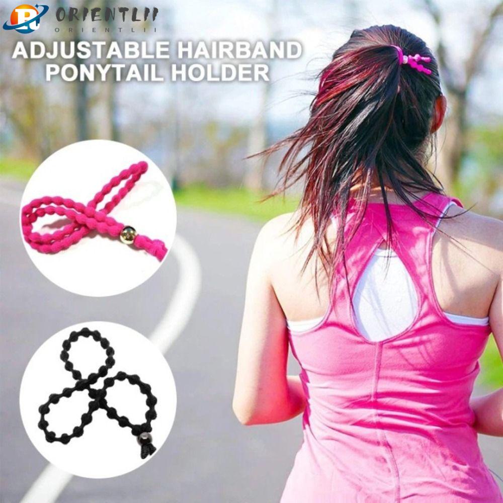 Bộ 5 / 2 Cặp Dây Cột Tóc Co Giãn Có Thể Điều Chỉnh Độ Dài Tiện Dụng