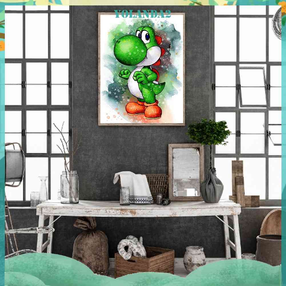 Bộ Tranh Đính Đá 5D Họa Tiết Hoạt Hình Độc Đáo DIY Dùng Trang Trí Nhà Cửa