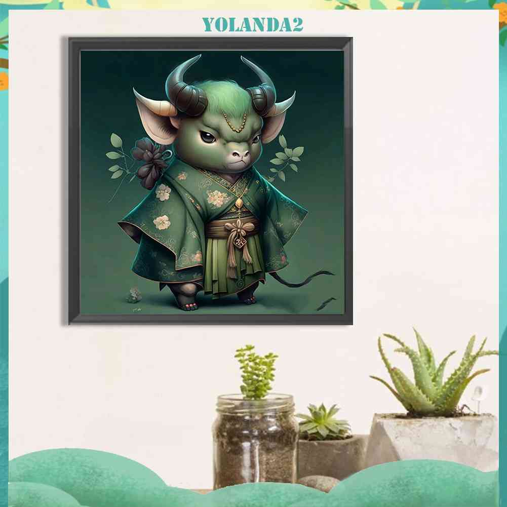 Tranh Đính Đá Kim Cương Toàn Bộ 5D DIY Hình Vẽ Gia Súc Trang Trí Nhà Cửa