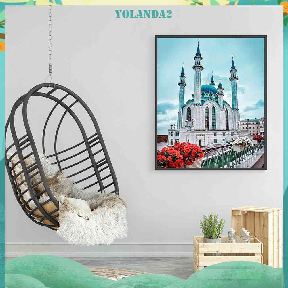 Tranh Đính Đá Kim Cương Toàn Bộ 5D DIY Hình Vẽ Nghệ Thuật Trang Trí Nhà Cửa