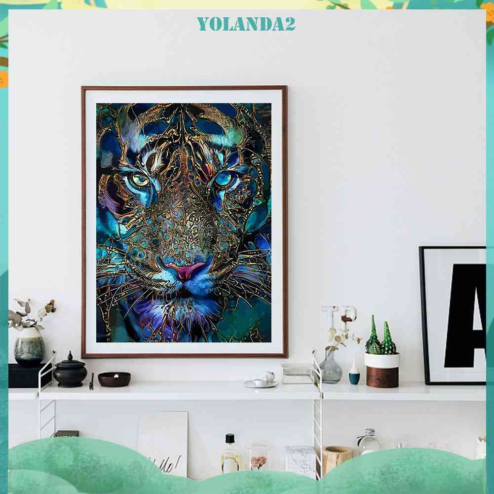 Tranh Đính Đá Kim Cương Toàn Bộ 5D DIY Hình Vẽ Hổ