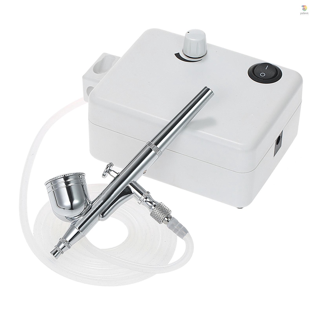 Bộ Dụng Cụ Làm Móng / Phun Xăm Thủ Công 100-250F / Geevorks M / Máy Nén Khí Mini