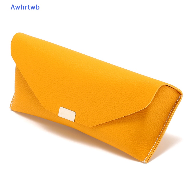 Hộp Đựng Mắt Kính Bằng Da Mềm Đính Kim Sa Lấp Lánh Phong Cách Retro Mới