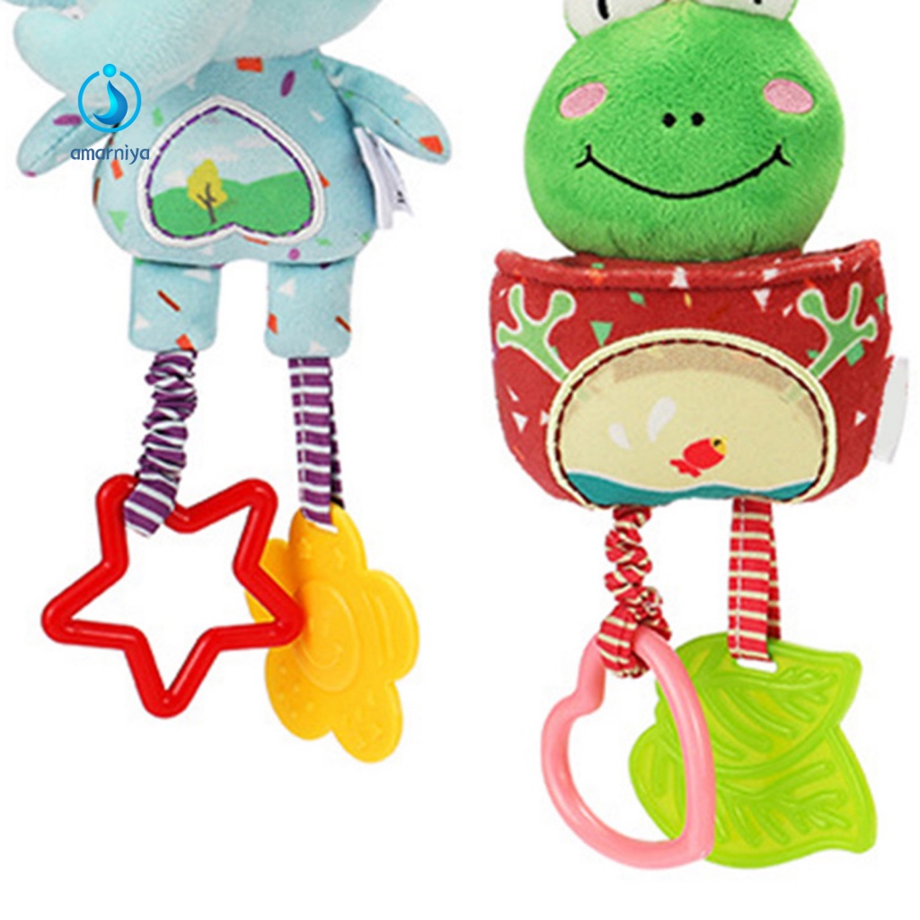 Set 4 Đồ chơi nhồi bông Hình Động Vật Dễ Thương Cho Bé