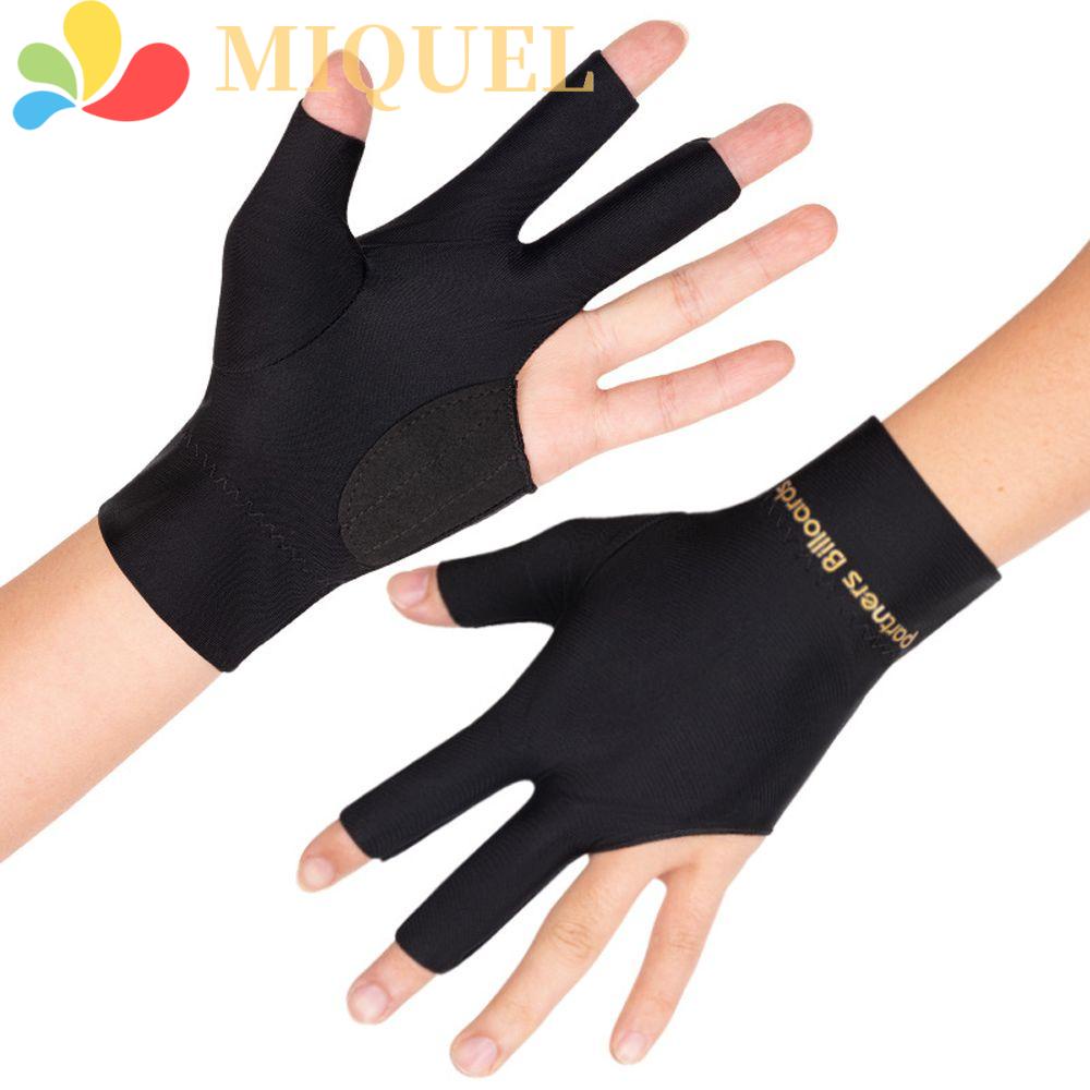 Găng Tay Trái Chơi Bida Ba Ngón Chống Trượt Thoáng Khí