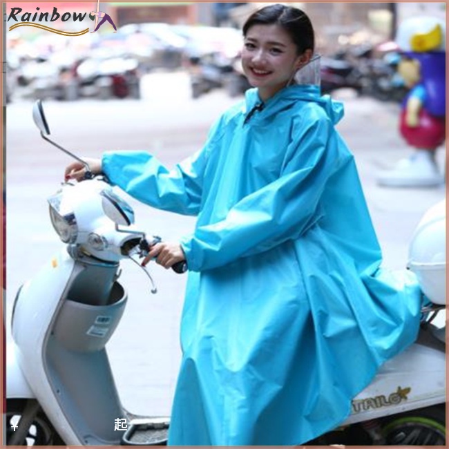 Áo Mưa Dày Dặn Có Nón Vành Rộng Chống Thấm Nước Có Thể Tái Sử Dụng Tiện Lợi