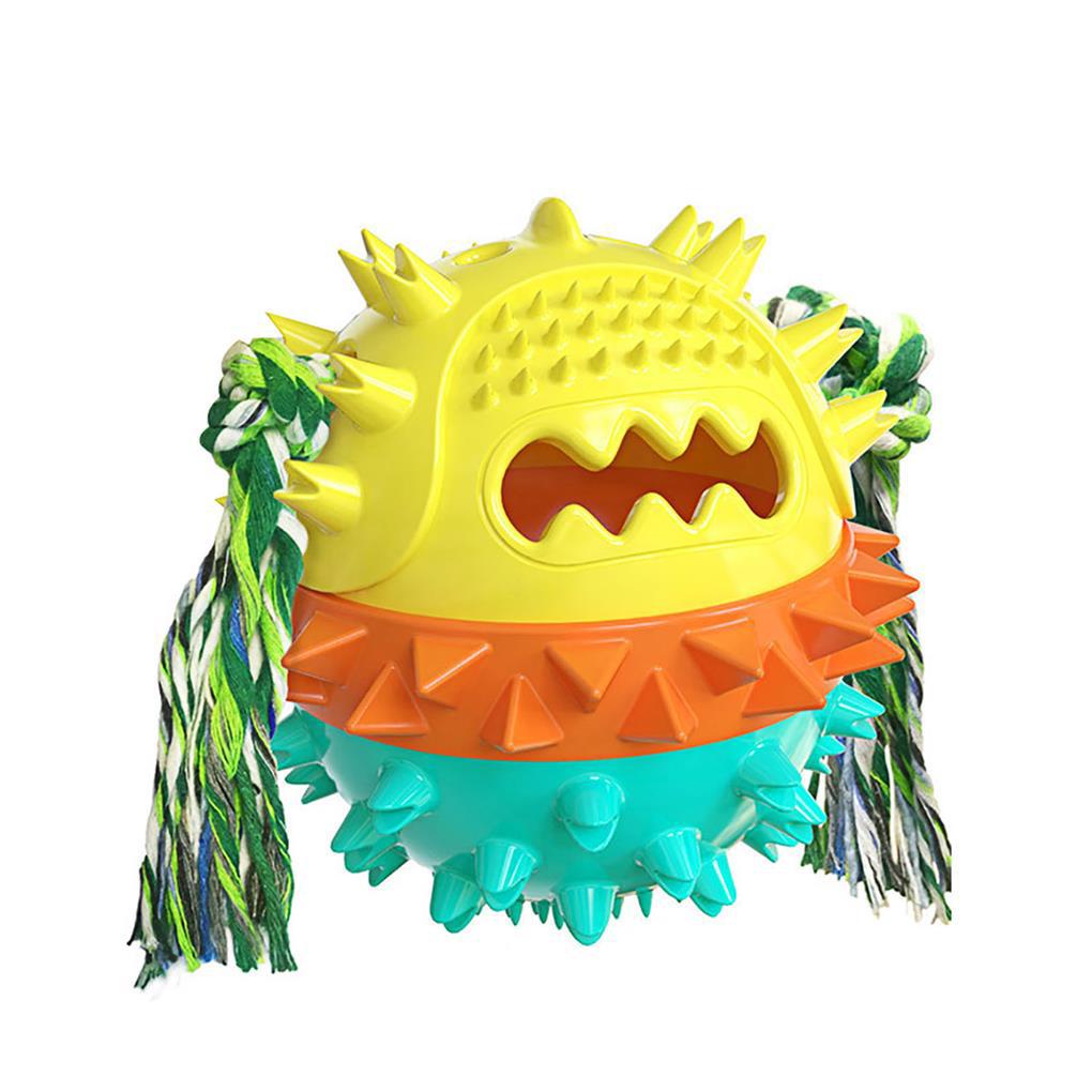 Đồ Chơi Bóng Lăn Tự Động Chống Cắn Làm Sạch Răng Cho Thú Cưng