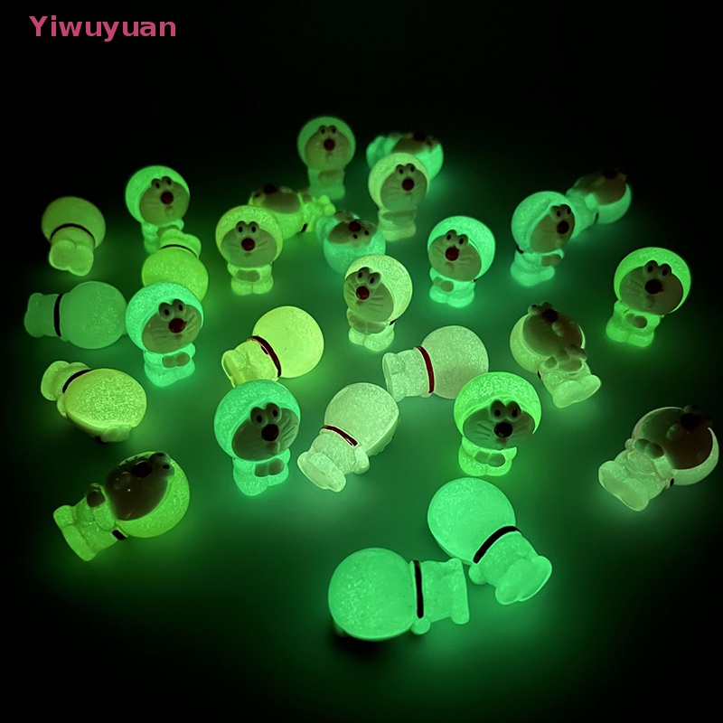 1 Đồ trang trí Nhân Vật Hoạt Hình Mini Bằng Resin Phát Sáng Trang Trí Tiểu Cảnh Mới