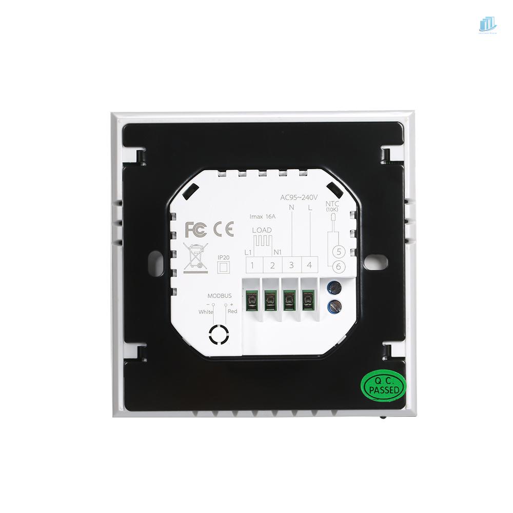 Bộ Cảm Biến Nhiệt Kỹ Thuật Số Thông Minh AC 95-240V 16A Kết Nối WiFi Tiết Kiệm Năng Lượng