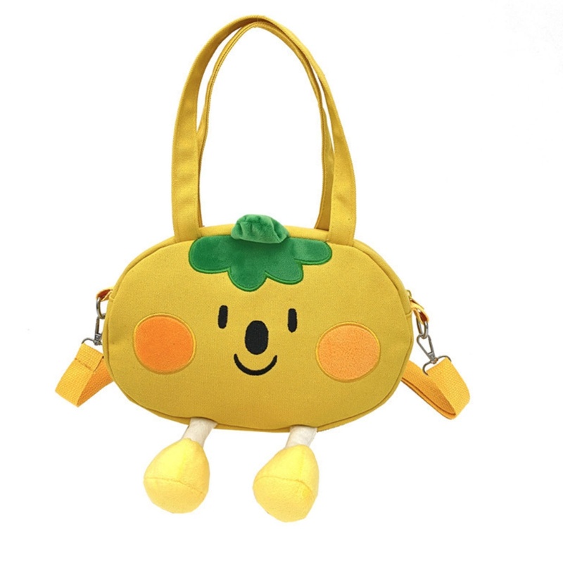 Túi Vải Canvas Đeo Vai Họa Tiết Hoạt Hình Nhật Bản Dễ Thương Dành Cho Nữ