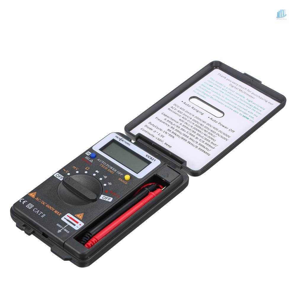 Đồng Hồ Vạn Năng Kỹ Thuật Số Cầm Tay Mini 4000 Đơn Vị AC / DC VC921