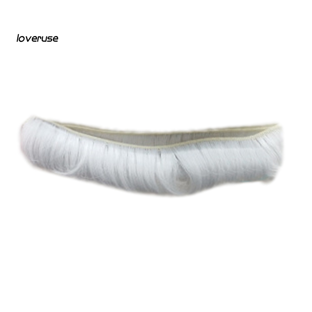 Tóc Giả Dài Sợi Chịu Nhiệt Độ Cao Màu Sắc Đơn Giản Cho Búp Bê