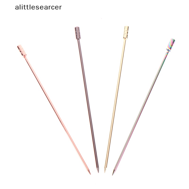 Que Khuấy Đồ Uống Bằng Thép Không Gỉ Tái Sử Dụng Được