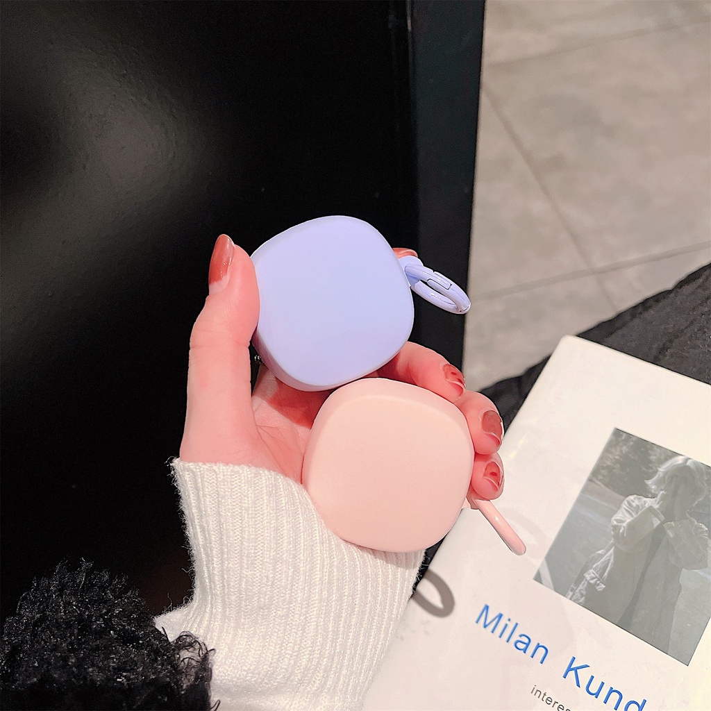 Vỏ Bảo Vệ Hộp Sạc Tai Nghe Không Dây Bluetooth Baseus Bowie WM02 plus / WM02 + TWS Bằng Silicon Mềm Màu Trơn