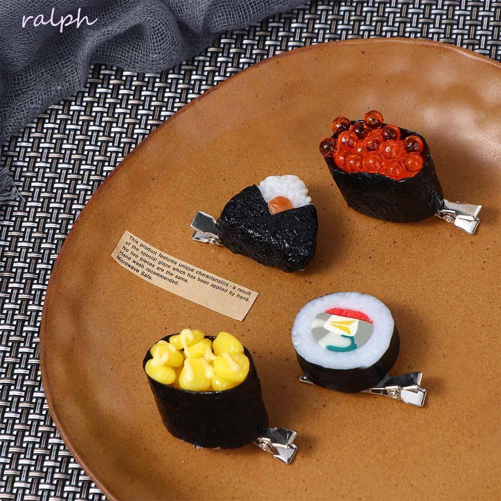 Kẹp Tóc Hình Sushi / Cá Nhỏ Độc Đáo Sáng Tạo