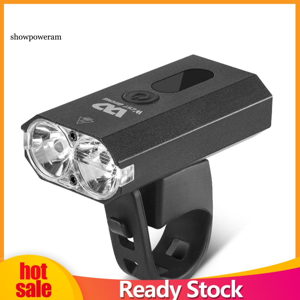 1 Bộ Đèn Pha Xe Đạp Bằng Hợp Kim Nhôm Đa Năng Kèm Còi Tiện Dụng