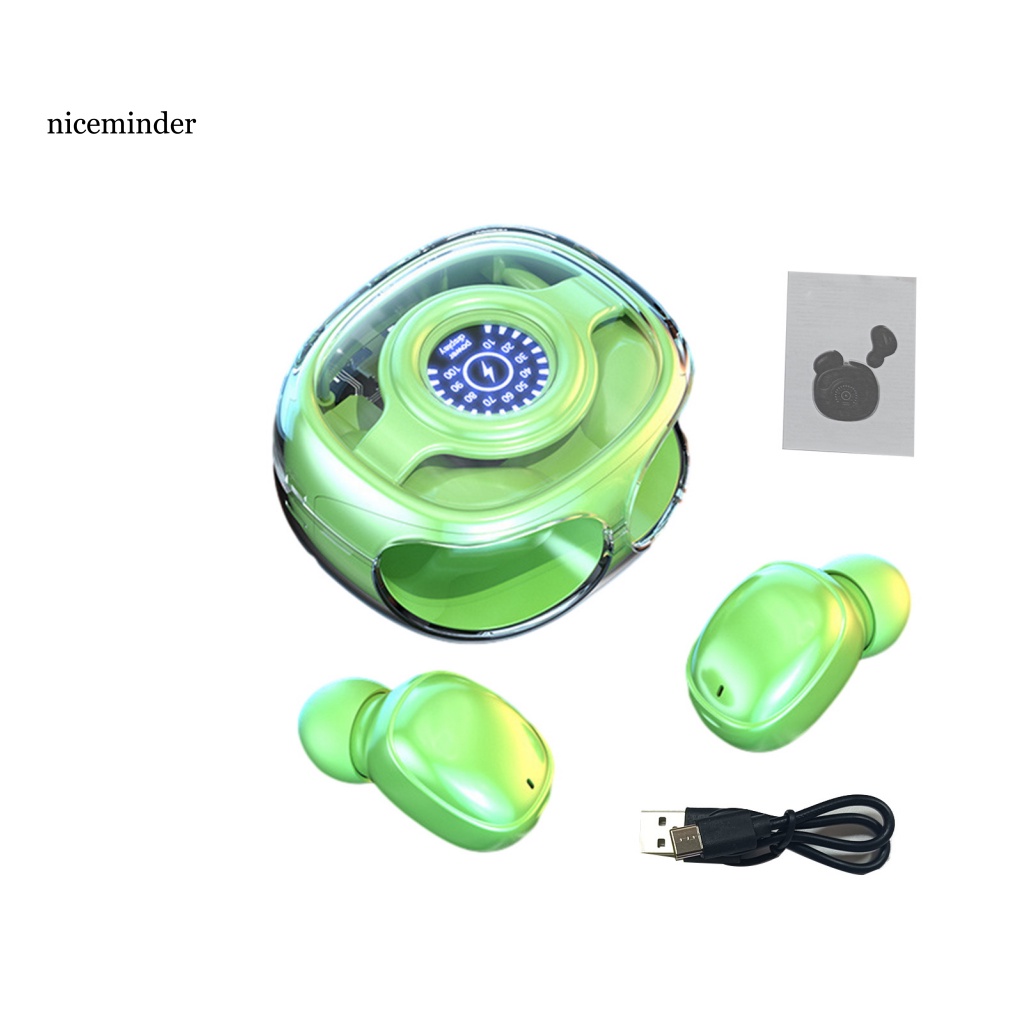 Tai Nghe Nhét Tai NC Bluetooth 5.3 Điều Khiển Cảm Ứng Trong Suốt Có Hộp Đựng