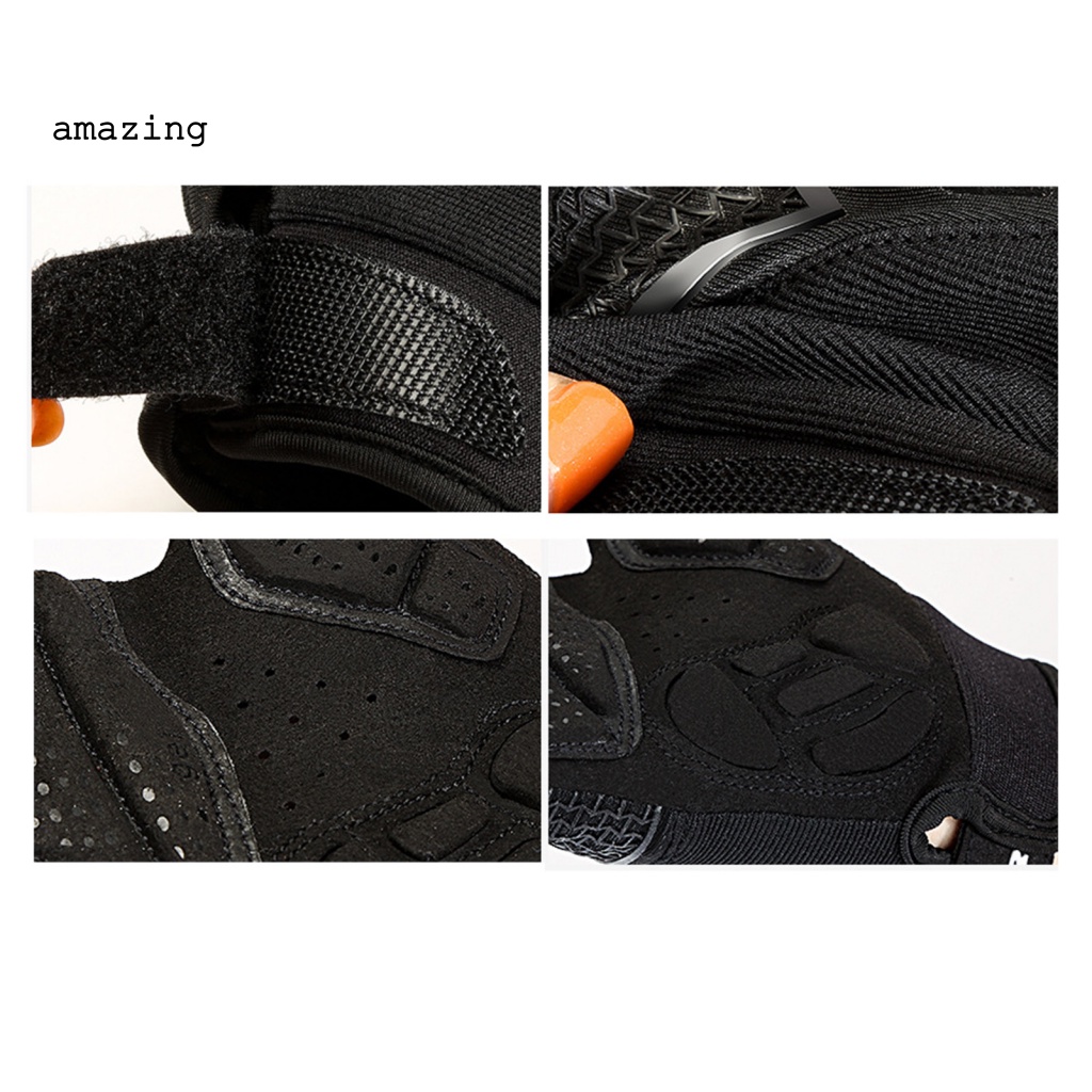 1 Cặp Găng Tay Lái Xe Máy / Xe Đạp Leo Núi Dễ Sử Dụng Có Thể Chạm Màn Hình Cảm Ứng