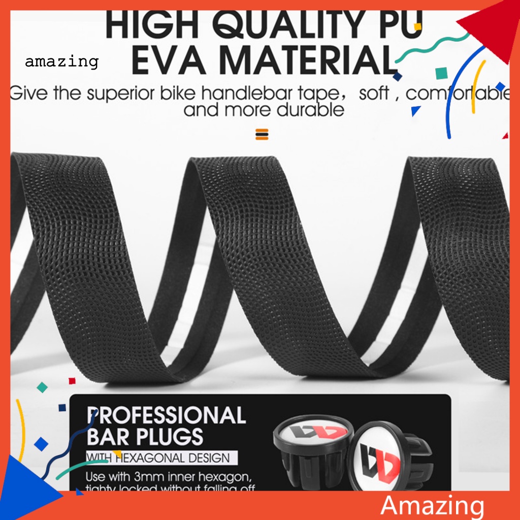 1 Cặp Băng Quấn Tay Lái Xe Đạp EVA Mềm Mại Thấm Hút Mồ Hôi