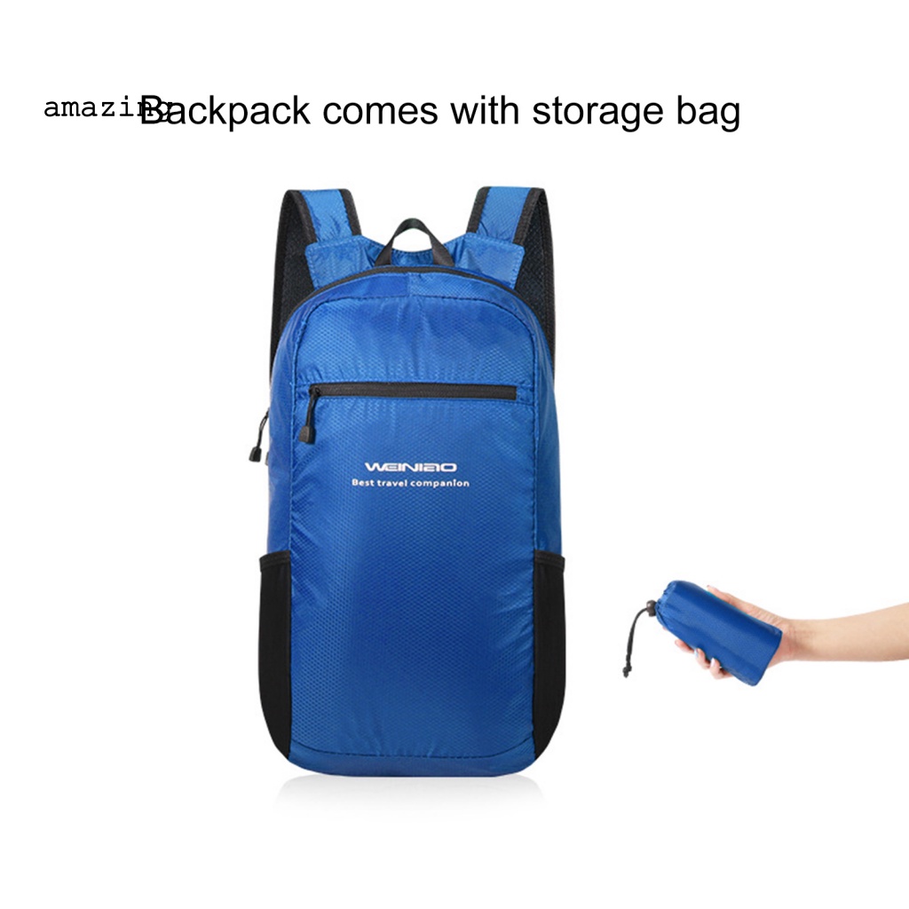 Ba Lô Mini Siêu Nhẹ Đa Năng 18L Có Thể Gấp Gọn Tiện Dụng Mang Theo Du Lịch