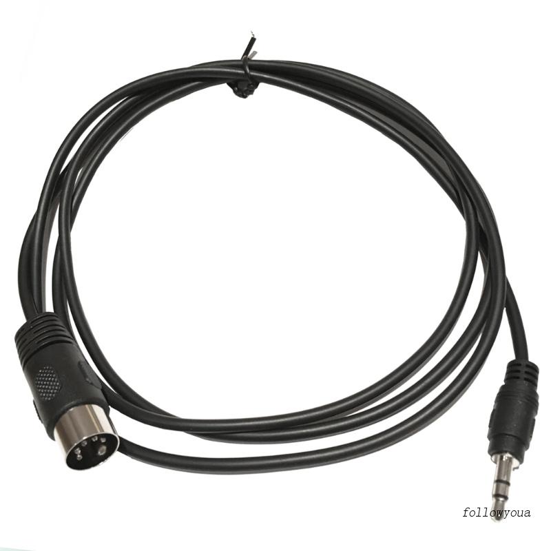 Fol Professional 3.5mm to 5-Pin Din Cable for Midi  Equipment Accessories