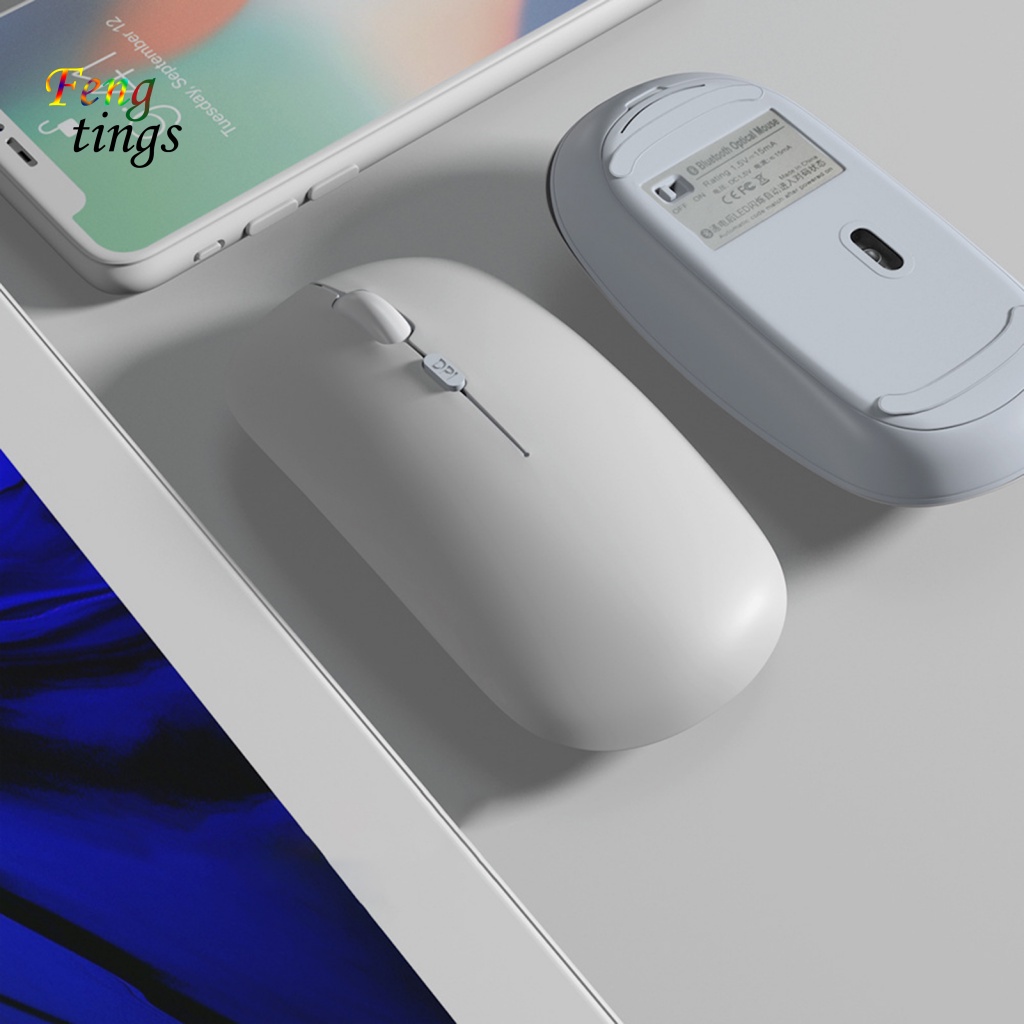 Chuột Không Dây Fw312 Chống Trượt Bản Rộng Có Thể Điều Chỉnh 4 Nút Bấm Kết Nối Bluetooth Cho Máy Tính Bảng / Notebook