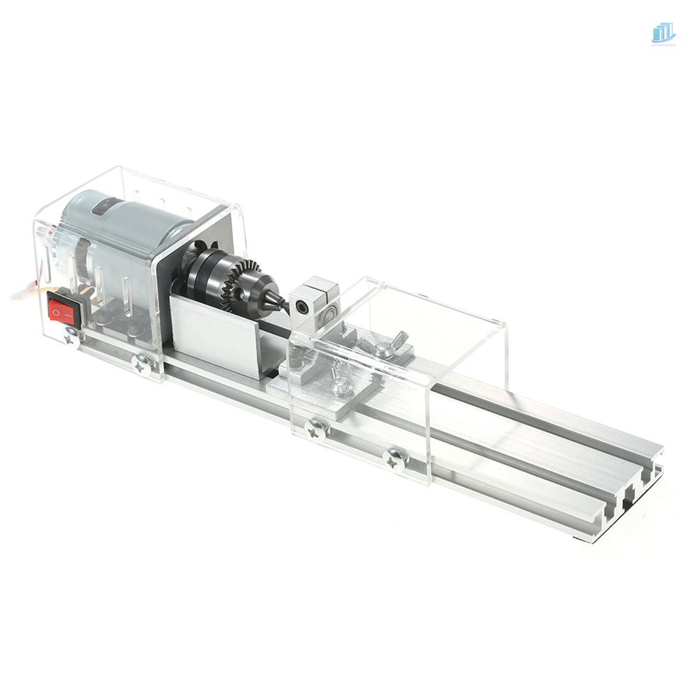 Máy Tiện Mini 100W 12-24V Dc Chuyên Dụng Cho Làm Mộc DIY