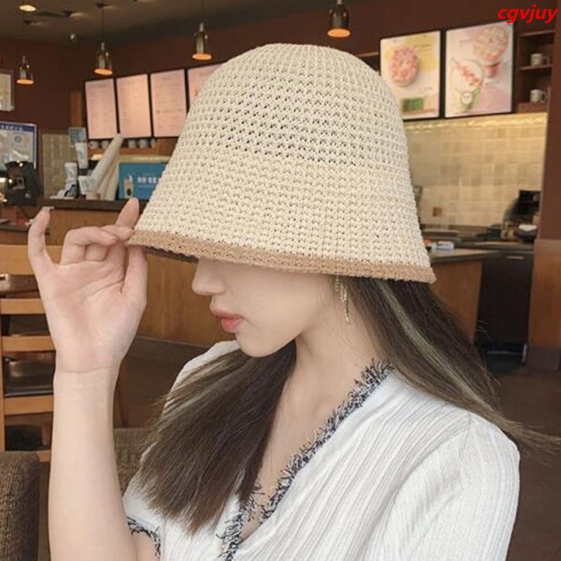 Nón Bucket Chống Nắng Hình Gấu Dễ Phối Đồ Thời Trang Mùa Xuân Cho Nữ
