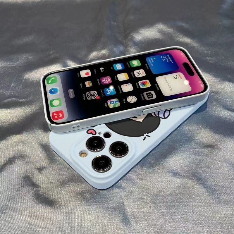 Ốp Điện Thoại Cứng Họa Tiết Hoạt Hình Gấu Dễ Thương Cho iPhone13xs8p 14pro 12max 11