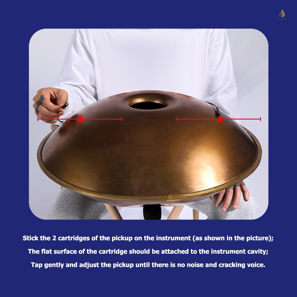 Bộ Pickup Từ Tính Không Khoan 1.8m Giao Diện Âm Thanh 6.5mm Cho Đàn Kalimba