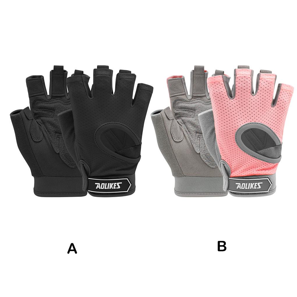 1 Đôi Găng Tay Thể Thao Hở Ngón Chống Sốc