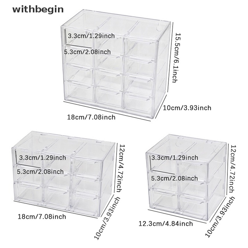 Ngăn Kéo Mini Bằng Nhựa Để Bàn Đựng Đồ Tiện Dụng