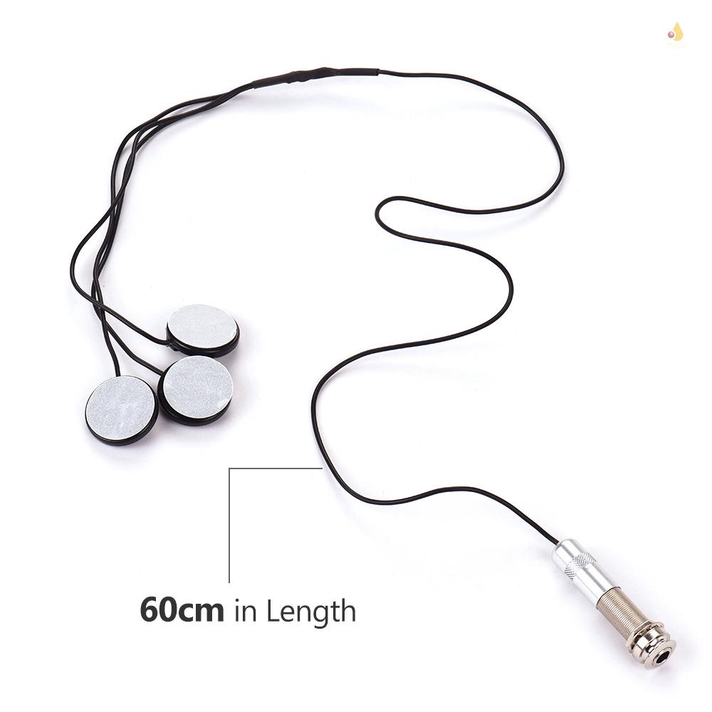 Bộ Cảm Biến Pickup Ba Dây Chuyên Dụng Cho Đàn Guitar Điện / Ukulele / Guitar Acoustic