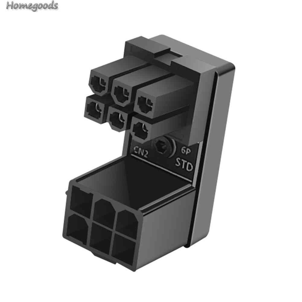 Đầu Chuyển Đổi ATX 8Pin 6Pin Sang 8Pin 6Pin 6Pin 180 Độ Chuyên Dụng Cho Máy Tính Bàn GPU