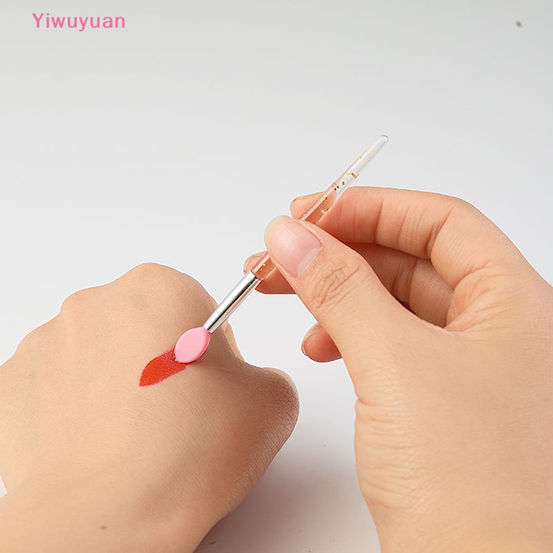 Set 10 Cọ Trang Điểm Mắt Môi Đầu Silicon Mềm Yiwuyuan