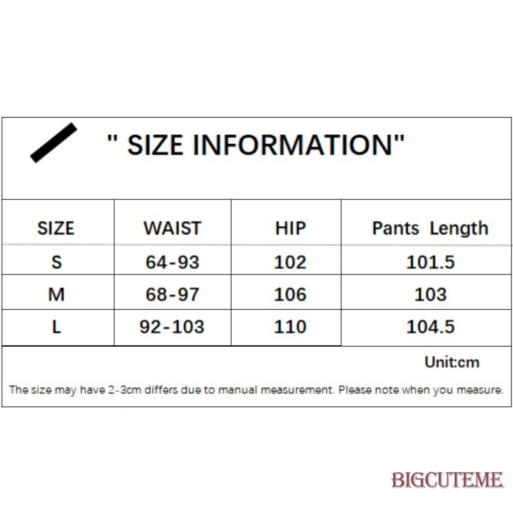 [] - Quần Baggy Dáng Rộng Eo Cao Co Giãn Phối Màu Tương Phản Cổ Điển Cho Nữ