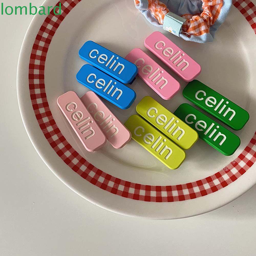 Kẹp Tóc Mái Vịt Hình Chữ CELI Màu Sắc Ngọt Ngào Xinh Xắn Cho Nữ