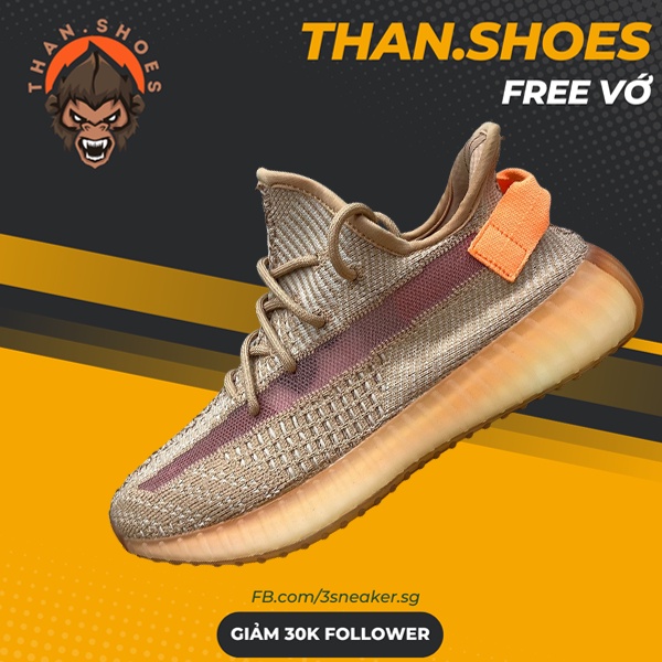 Giày Yz 350 V2 Clay, Yz 350 Cam - Than.Shoes