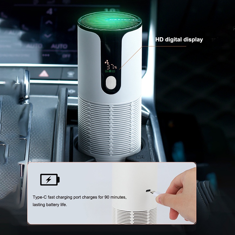 Máy lọc không khí ô tô Car Air Purifier U13 1200mAh