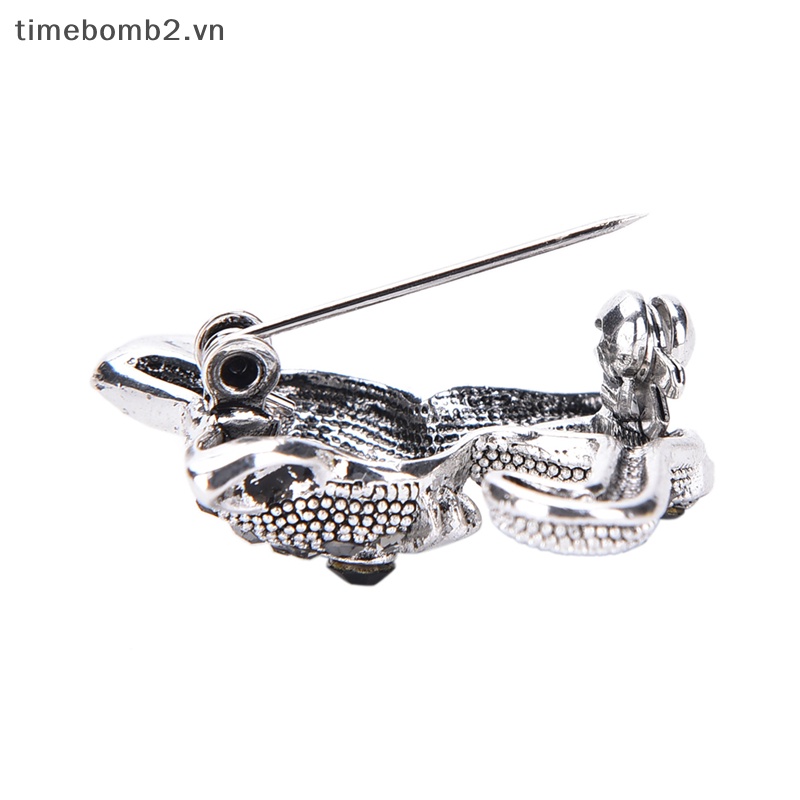 {Timebomb} Trâm Cài Áo Khoác Mạ Bạc Hình Mèo Nhỏ Dễ Thương Thời Trang Cổ Điển