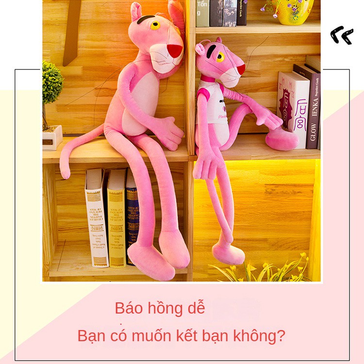 Báo Hồng Nhồi Bông Dễ Thương Dùng Làm Gối Ôm