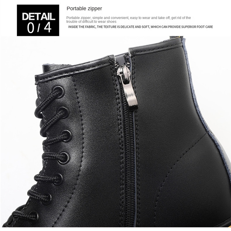 Dr.martens Giày Bốt Martin Da Bò Thật Cổ Cao Chống Trượt Chống Thấm Nước Thời Trang Công Sở Cho Các Cặp Đôi