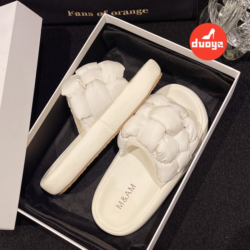 Duoya Giày Sandal Vải Dệt Đế Dày Thoáng Khí Thời Trang Hàn Quốc